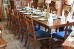 Exceptional and Large Solid Walnut Dining Table