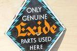 Exide Genuine Parts Enamel Sign