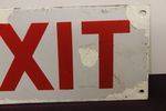 Exit Enamel Sign