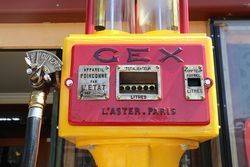 Extremely Rare GEX Deluxe Curbside Street Lamp Petrol Pump  