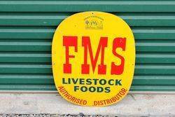 FMS Farming Feed Tin Advertising Sign