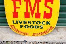 FMS Farming Feed Tin Advertising Sign