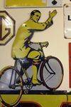 Fabulous Early 3 Piece Raleigh Enamel  Advertising Sign