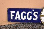 Faggs Fleet Tobacco Enamel Sign