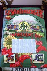 Farming Poster 1913 F and P Wintenberger CalendarPoster