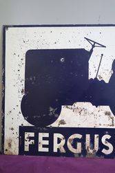 Ferguson System Tractor Double Sided Advertising Tin Sign 