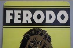 Ferodo Brake Testing Service Advertising Tin Sign 