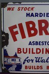 Fibrolite Building Sheets Enamel Advertising Sign 