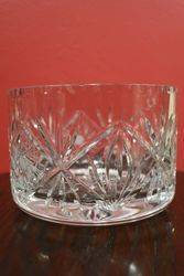 Fine Quality Cut Glass Covered Bowl c 1920 