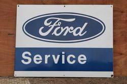 Ford Service Enamel Advertising Sign 