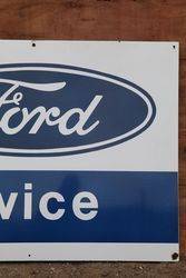 Ford Service Enamel Advertising Sign 