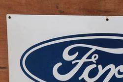 Ford Service Enamel Advertising Sign 