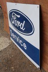 Ford Service Enamel Advertising Sign 