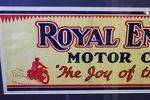 Framed Royal Enfield Motorcycles Advertising Poster