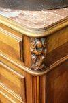 French 19th Century Multi Drawer Bedside Cabinet