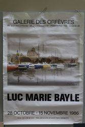 French Art Poster Luc Marie Bayle  Paris 1986