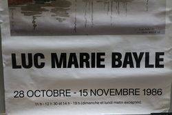 French Art Poster Luc Marie Bayle  Paris 1986