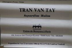 French Art Poster Tran Van Tay  Paris 1984 