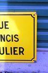 French Enamel Street Sign