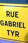 French Enamel Street Sign