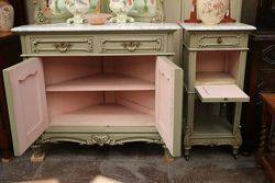 French Provincial Corner Dresser