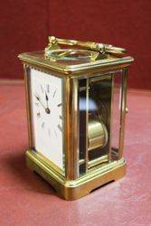 French Repenter Carriage Clock With Original Case Dated July 1885 