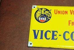 French Vice Consul Enamel Sign