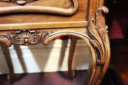 French Walnut Bedside Cabinet