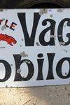 Gargoyle Vacuum Motor Oils Enamel Sign