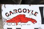 Gargoyle Vacuum Motor Oils Enamel Sign