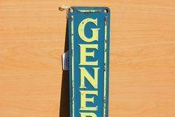 General Motors Embossed Tin Sign