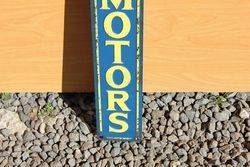 General Motors Embossed Tin Sign