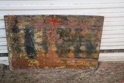 Genuine 1920s Castrol Dog Bone Enamel Sign 