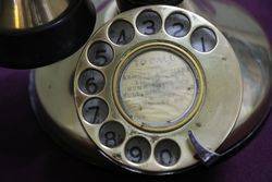 Genuine Antique Brass Stick Phone 