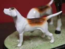 Genuine Beswick Hunter and 2 Dogs 