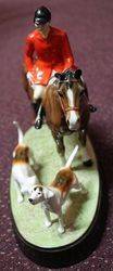 Genuine Beswick Hunter and 2 Dogs 