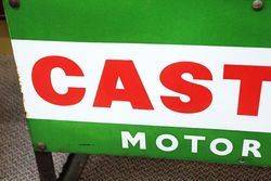 Genuine Castrol Enamel Front 12 Bottle Oil Rack