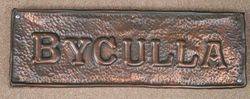 Genuine House Name Plate andquotBYCULLAandquot 
