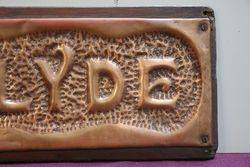 Genuine House Name Plate andquotCLYDEandquot 
