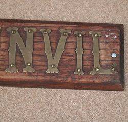 Genuine House Name Plate andquotERINVILandquot 
