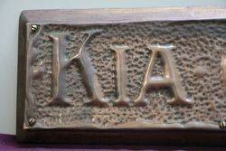 Genuine House Name Plate andquotKIA ORAandquot 