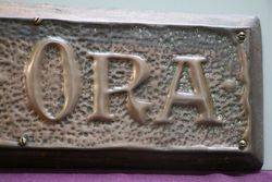 Genuine House Name Plate andquotKIA ORAandquot 