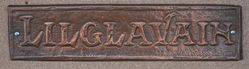 Genuine House Name Plate andquotLILGLAVAINandquot 