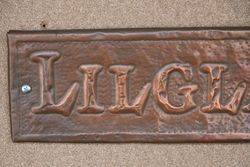 Genuine House Name Plate andquotLILGLAVAINandquot 