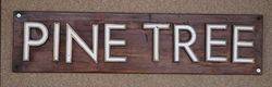 Genuine House Name Plate andquotPINE TREEandquot 