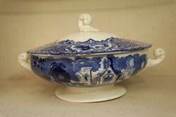 Geo Jones Abbey Ware Tureen + Cover 