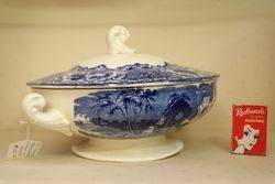 Geo Jones Abbey Ware Tureen + Cover 