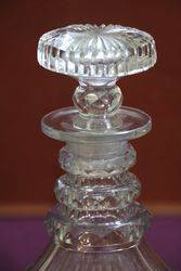 Georgian Cut Glass Decanter  