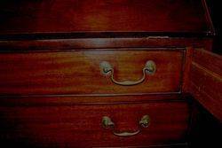 Georgian Mahogany Bureau Bookcase