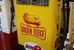 Gilbarco CMD Petrol Pump Restored in Golden Fleece Livery